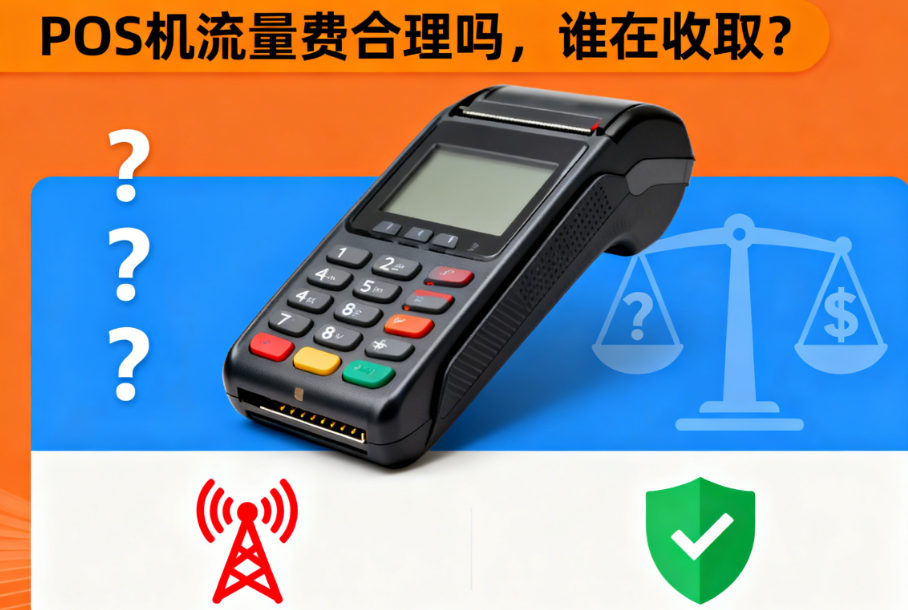 乐刷收款呗：POS机流量费合理吗，谁在收取？